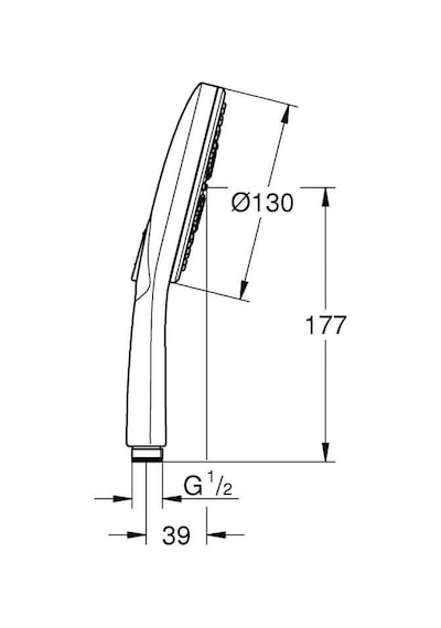Grohe Rainshower Smartactive 130 El Duşu 3 Akışlı - 26574gn0 Krom