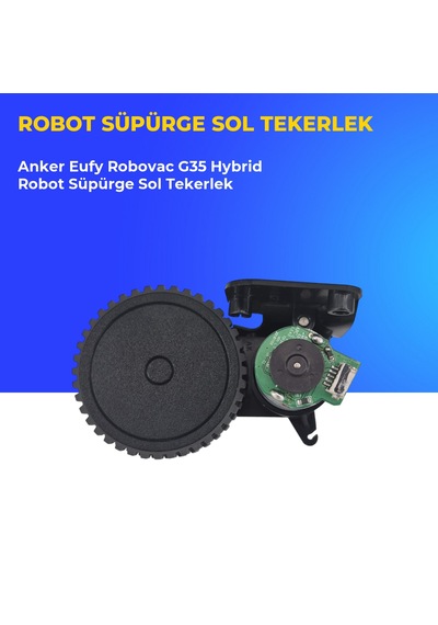 Anker Eufy Robovac G35 Hybrid Robot Süpürge Sol Tekerlek