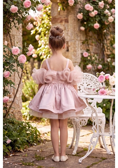 Kent Of Kids Kız Çocuk Abiye Pudra Saten Kat Kat Kabarık Prenses Volanlı Abiye Elbise 5-10 Yaş Kent Of Kids Kız Çocuk Abiye Pudra Saten Kat Kat Kabarık Prenses Volanlı Abiye Elbise 5-10 Yaş