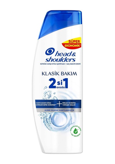 Shoulders Klasik Bakım 2'si 1 Arada Kepeğe Karşı Etkili Şampuan 625ml