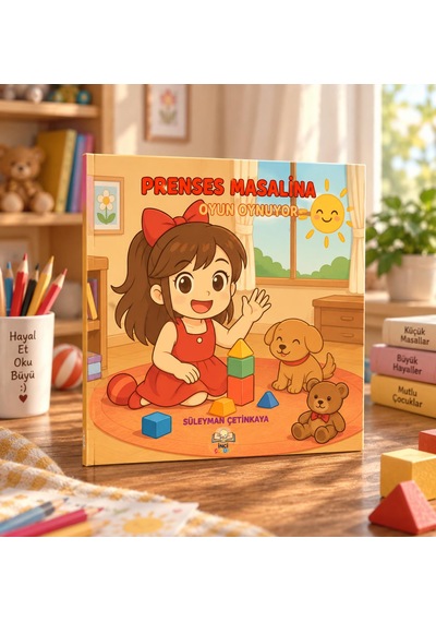 Prenses Masalina Oyun Oynuyor Resimli Kitap