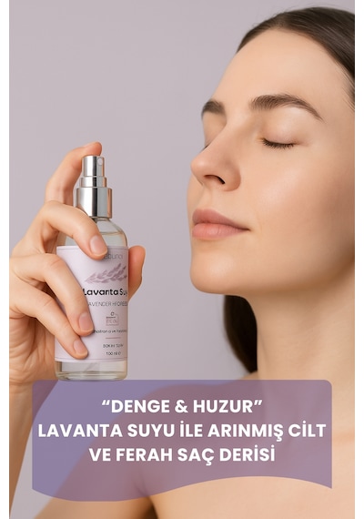 Lavanta Suyu 100 Ml Arındırıcı Ve Dengeleyici Cilt & Saç Toniği Hidrosol
