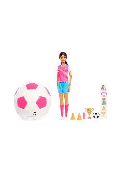 Jmk20 Barbie Futbolcu Bebek Ve Aksesuarları Team Barbıe Roll N Reveal