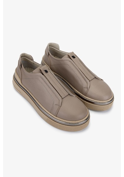 Valmenti Kadın Hakiki Deri Vizon Floter Sneakers & Spor Ayakkabı 1116 410 Bn Ayk Sk25-26 Vızon Fltr Vizon