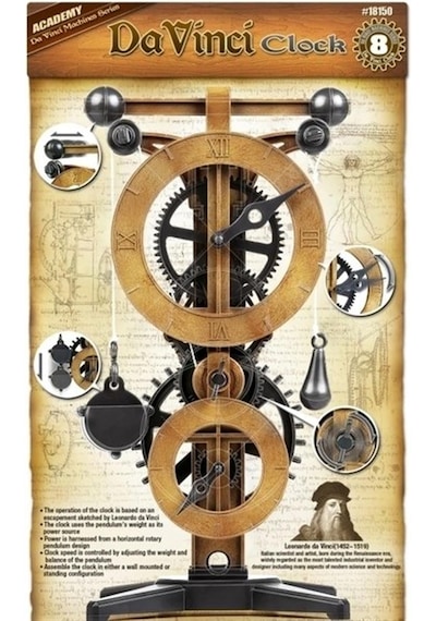 Academy 18174 Da Vinci Saat Tasarımı, Plastik Model Kiti-49111