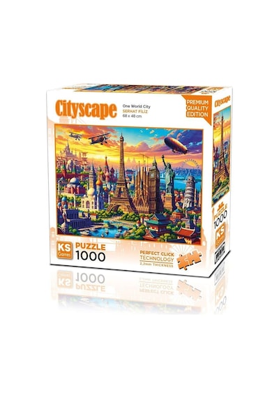 20854 Puzzle 1000 One World City