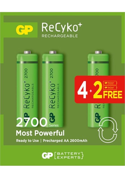 Gp 2700 Aa Kalem 6 Lı Şarjlı Pil 4 2 ı