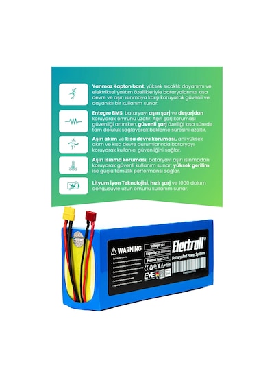 Onvo Rx-04 2400w Batarya Ultra Yüksek Kapasite 52v 30.000mah Elektrikli Scooter Bataryası Çok Renkli