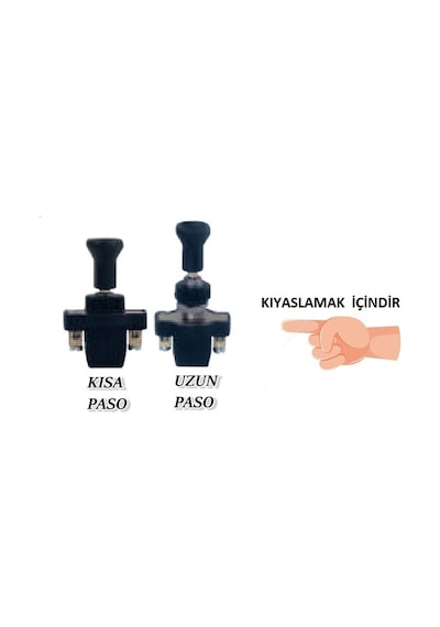 3 Adet Lamba Anahtarı Çekmeli-uzun Paso aksa-11004
