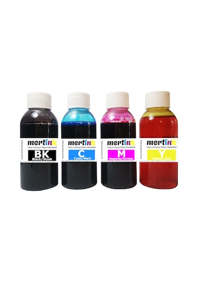 Mertınk Canon Tr4755i Pg575 Cl576 Kartuş Dolum Seti 4x100ml 4 Renkli Mürekkep