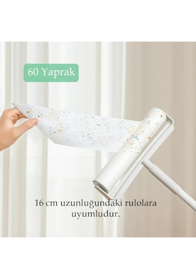 Toplayıcı Rulo 60 Lı 5 Adet Yedek Hediye Çok Renkli