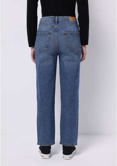 Colin's Colins Straight Fit Yüksek Bel Düz Paça Kadın Siyah Jean Pantolon Cl1076563 Q1.v1 Dn43726 Denim