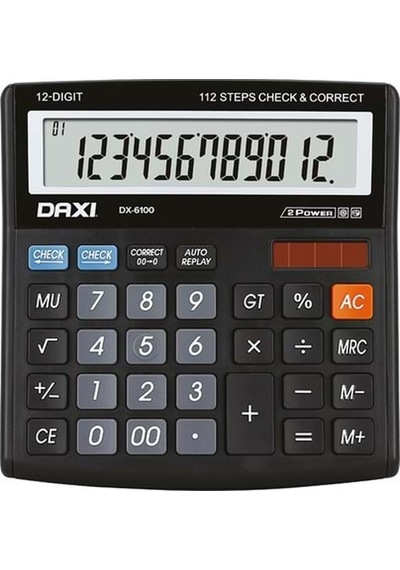 Daxi DX-6100 12 Hane Hesap Makinesi