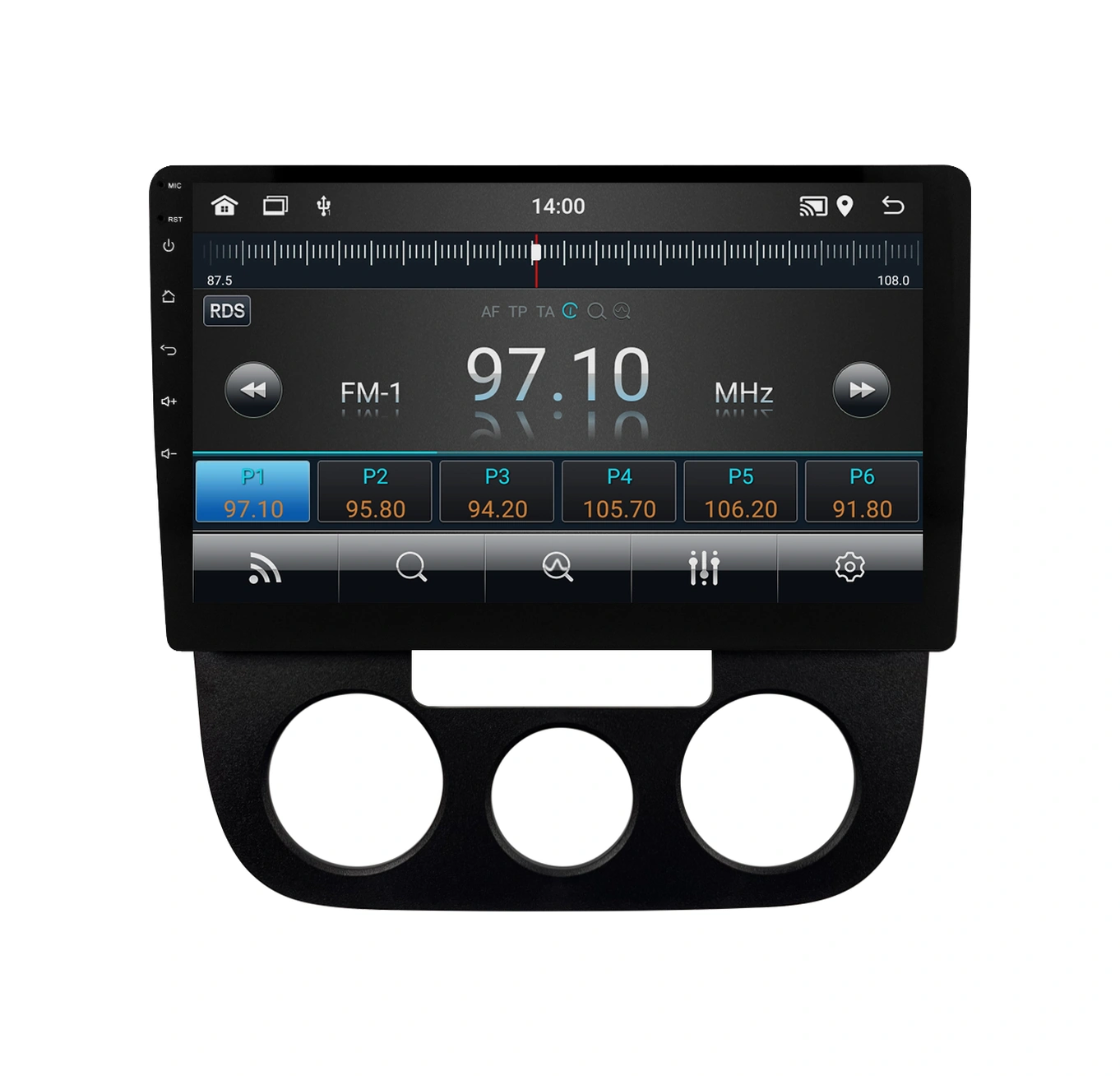 Volkswagen Jetta Android Multimedya Sistemi 2006-2010 Crv-4886xr 10"