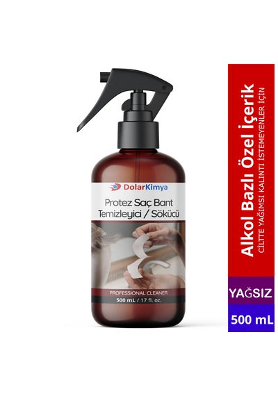 Protez Saç Bant Sökücüsü Temizleyicisi Alkol Bazlı 500 Ml