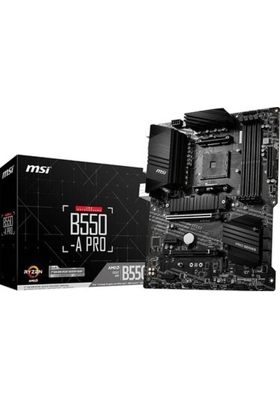B550-a Pro Am4 Ddr4 Bellek 4400 Oc Hdmı Dp M.2 Usb3.2 Atx Anakart