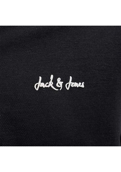 Jack & Jones Jack&jones Blaze Erkek Siyah Polo Yaka Tişört