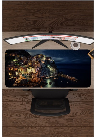 İtalya V2 90x40 Xxl Gaming Kauçuk Kaymaz Taban Mouse Pad Fare Altlığı