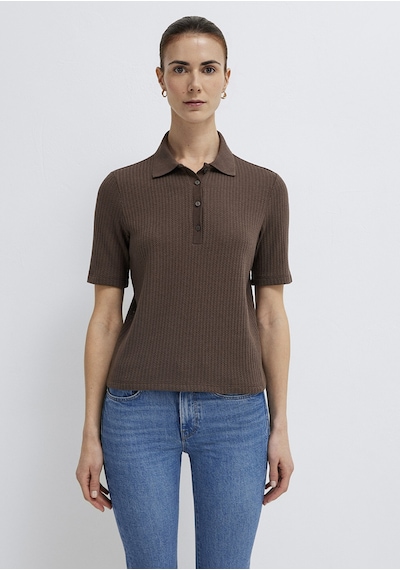 Mavi - Örme Kahverengi Polo Tişört 1614311-87537 Mavi - Örme Kahverengi Polo Tişört 1614311-87537