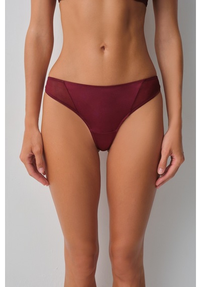 Suwen Harper Brazilian String Külot Wsl10210083020 Bordo