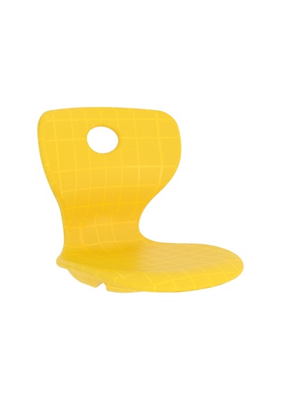 Cateksss Monoblok Sandalye Oturağı Plastik Sandalye Tablası - Sarı - 46 Lı Paket