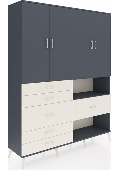 Hyperion Gardrop 7 Raflı 6 Çekmeceli 4 Kapaklı 176x44x221 Antrasit-antrasit/aytaşı Antrasit/aytaşı Hyperion Gardrop 7 Raflı 6 Çekmeceli 4 Kapaklı 176x44x221 Antrasit-antrasit/aytaşı Antrasit/aytaşı