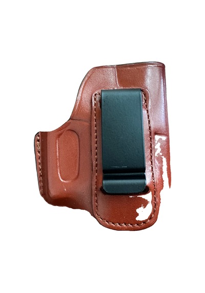 Rigor Universe El Yapımı Hakiki Deri Kemer Kılıfı Klipsli Kahverengi Sağ El - Glock 43 43x Uyumlu