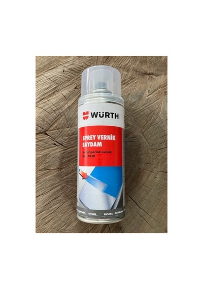 Würth 400ml Sprey Vernik Şeffaf Parlak Vernik Yüksek Kalite Germany Şeffaf Şeffaf