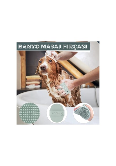 8 Parça Evcil Hayvan Tarak Makas Seti Kedi Ve Köpek Bakım Makası Banyo Fırçası Su Kasesi - 788894690