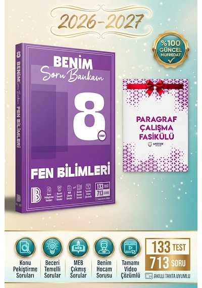 Benim Hocam 8. Sınıf Fen Bilimleri Soru Bankası Benim Hocam