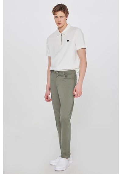 Wrangler Texas Slim Erkek Pantolon Yeşil