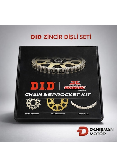 Dıd Zincir Dişli Seti Yamaha R25 / Mt 25 Uyumlu 520 O Ring Zincir 520h