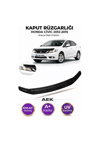 Honda Civic Kaput Rüzgarlığı 2012-2015
