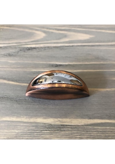 Islah Bakır Krom Düğme Kulp 16mm (2 Adet)