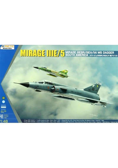 Kinetic K48052 1/48 Ölçek, Mirage Iııebr/ıııea/v South America Savaş Uçağı, Plastik Model Kiti-49513 Kinetic K48052 1/48 Ölçek, Mirage Iııebr/ıııea/v South America Savaş Uçağı, Plastik Model Kiti-49513