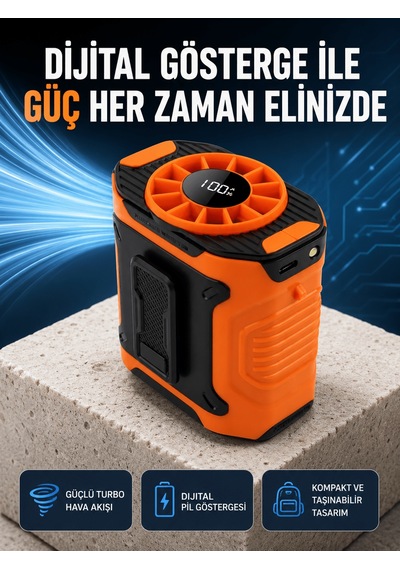 Shnstore Taşınabilir Çok Fonksiyonlu Soğutma Fanı Shntknd0720