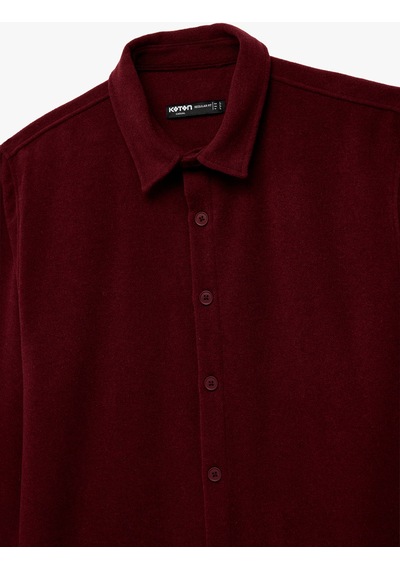 Koton Regular Fit Uzun Kollu Düğmeli Klasik Yaka Gömlek Bordo 6wam60236hw Bordo Koton Regular Fit Uzun Kollu Düğmeli Klasik Yaka Gömlek Bordo 6wam60236hw Bordo