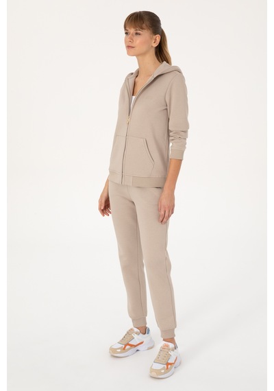 U.S. Polo Assn. Kadın Taş Şardonlu Jogger Örme Pantolon 50319079-VR049