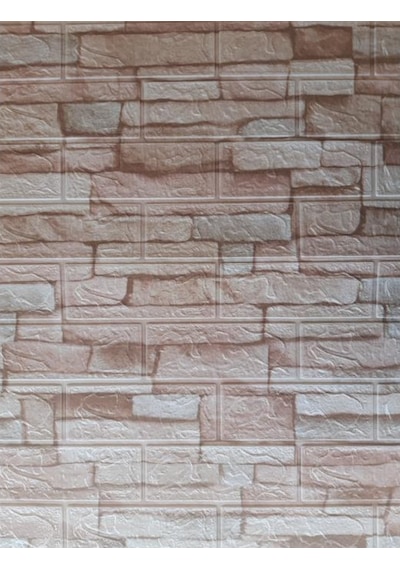 Nw46 Taş Desen Kendinden Yapışkanlı Esnek Duvar Kağıdı Paneli (532573265)