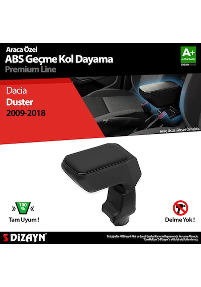 S-dizayn Dacia Duster Kol Dayama Kolçak Geçmeli Abs Siyah 2009-2018
