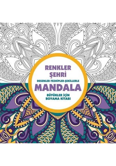Parıltı Yayınları Renkler Şehri Yetişkinler için Mandala
