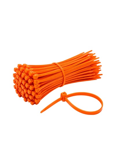 Alegron Turuncu Plastik Kelepçe 3,6 X 150 Mm 100 Adet