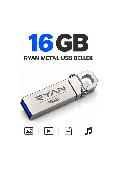 16 Gb Usb Flash Bellek Usb 2.0 Metal Anahtarlıklı Data Traveler