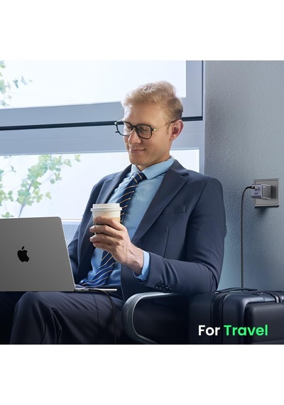 Nexode Air 65w 3-port Gan Fast Charger Eu Hızlı Şarj Adaptörü