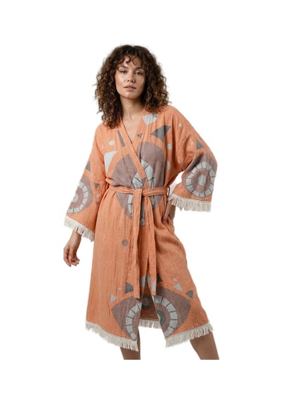 Brandsmiths Brick Evil Eye Kimono Sarı