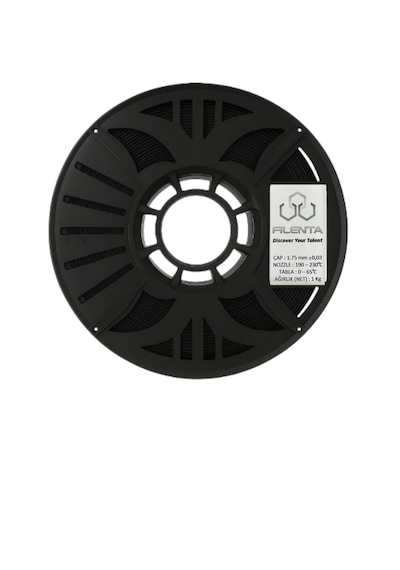 Filenta Hyper Abs Siyah Filament 1.75mm - 1kg 1