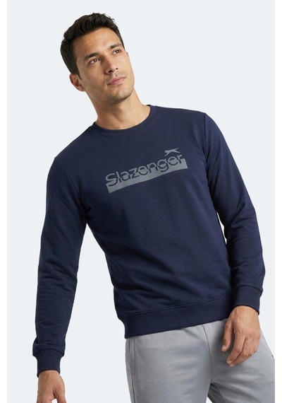 Slazenger Garage Erkek Lacivert Sweatshırt