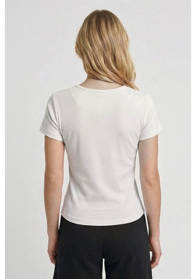 Hummel Hmlreportaje Ekru Kadın T-shirt 912326-9157 Ekru