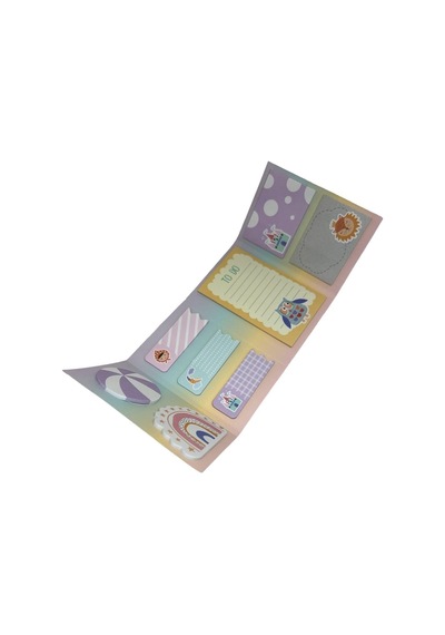 Yapışkanlı Not Kağıdı 2'li Set, 320 Yaprak, Panda-baykuş Temalı