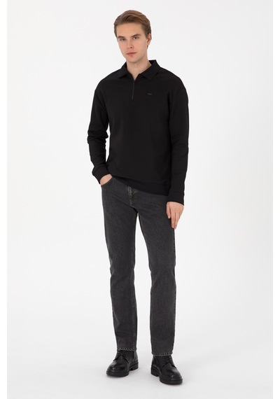 U.s. Polo Assn. Erkek Siyah Sweatshirt 50316484-vr046 SIYAH